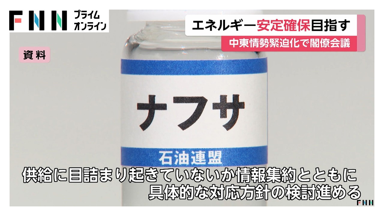 石油関連製品の安定確保へ政府が対策強化　高市総理「重要物資の状況を総点検」（2026年03月31日） img