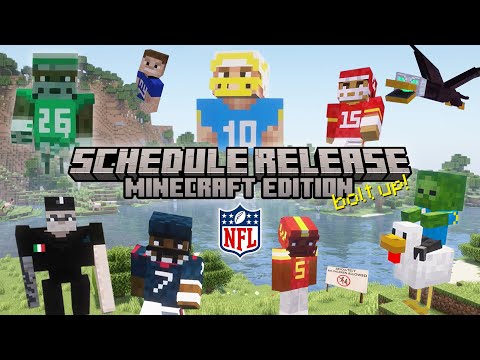LA Chargers Minecraft Schedule Release 2025 img