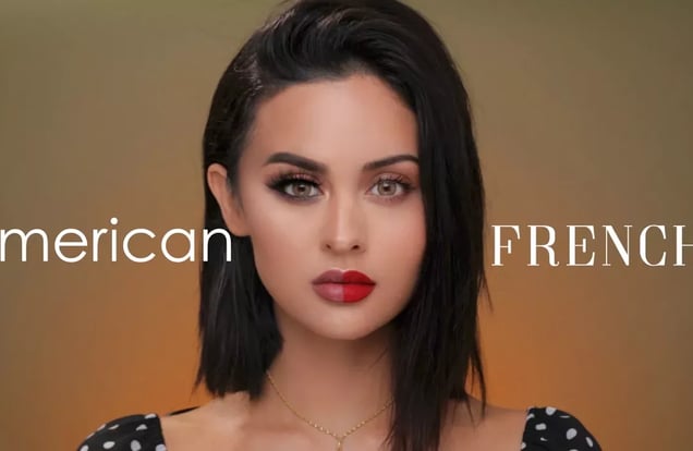 American VS French Makeup Tutorial img