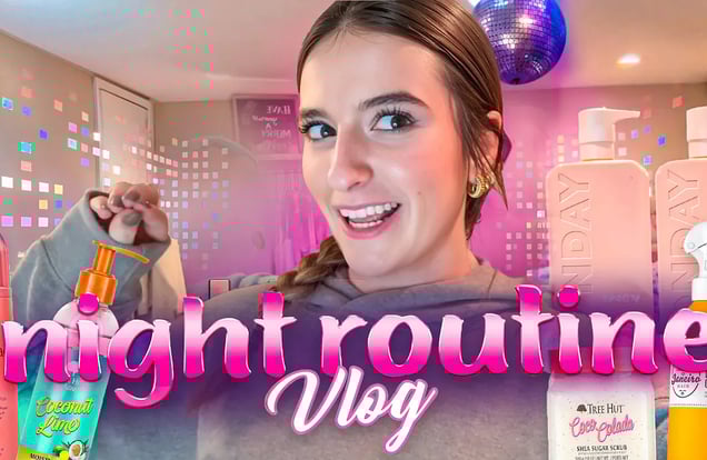 COZY NIGHT ROUTINE ♡ self care & skincare img