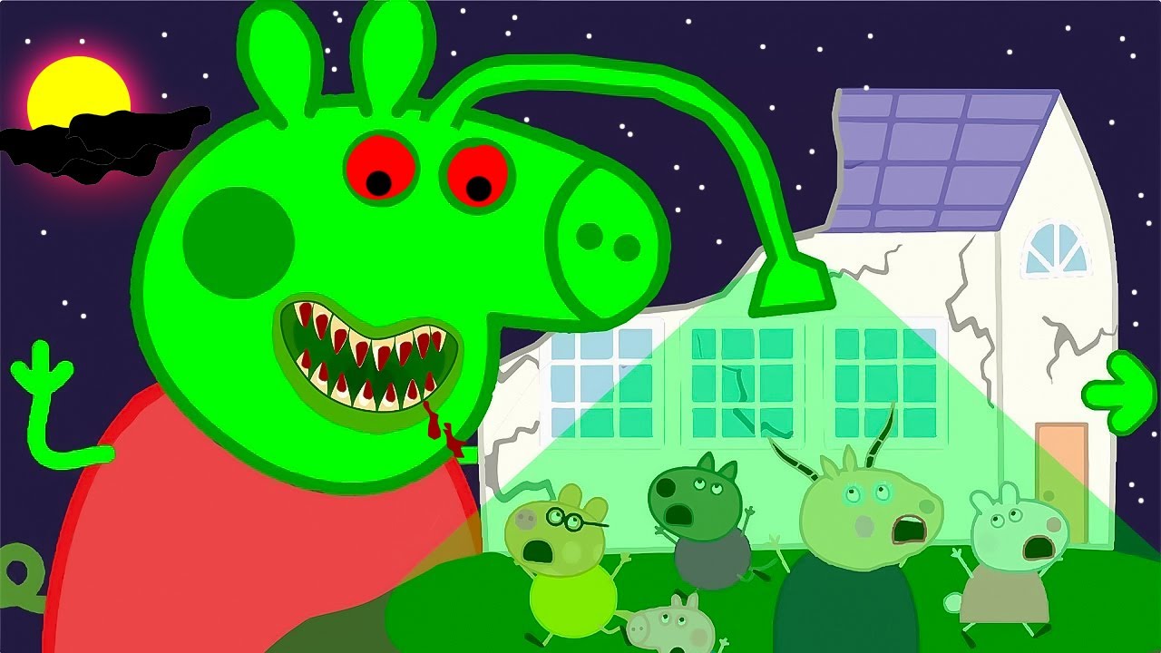 Peppa Pig Zombie Apocalypse, Peppa vs Friends Face Zombie At House!! | Peppa Pig Funny Animation img